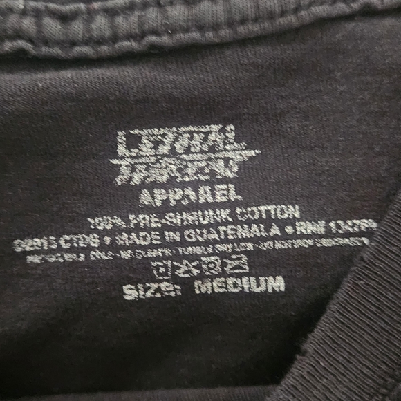 3 Lethal Threat Tshirts - Picture 4 of 10